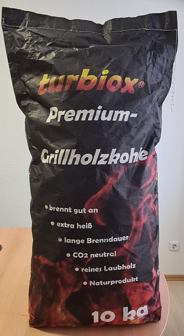 turbiox® Premium-Buchenholzkohle